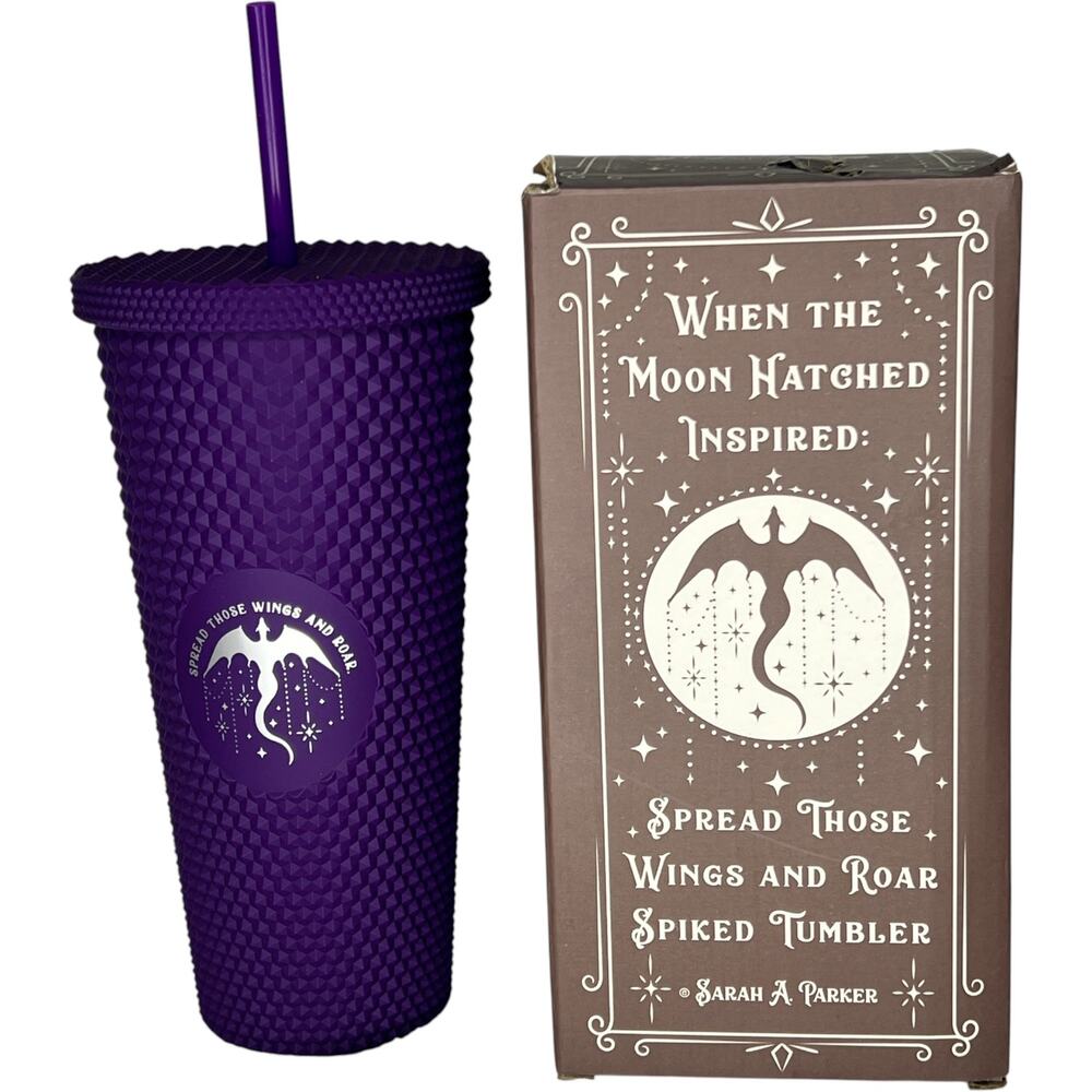 Bookish Box When the Moon Hatched Spiked Tumbler - Sarah A. Parker - June 2024